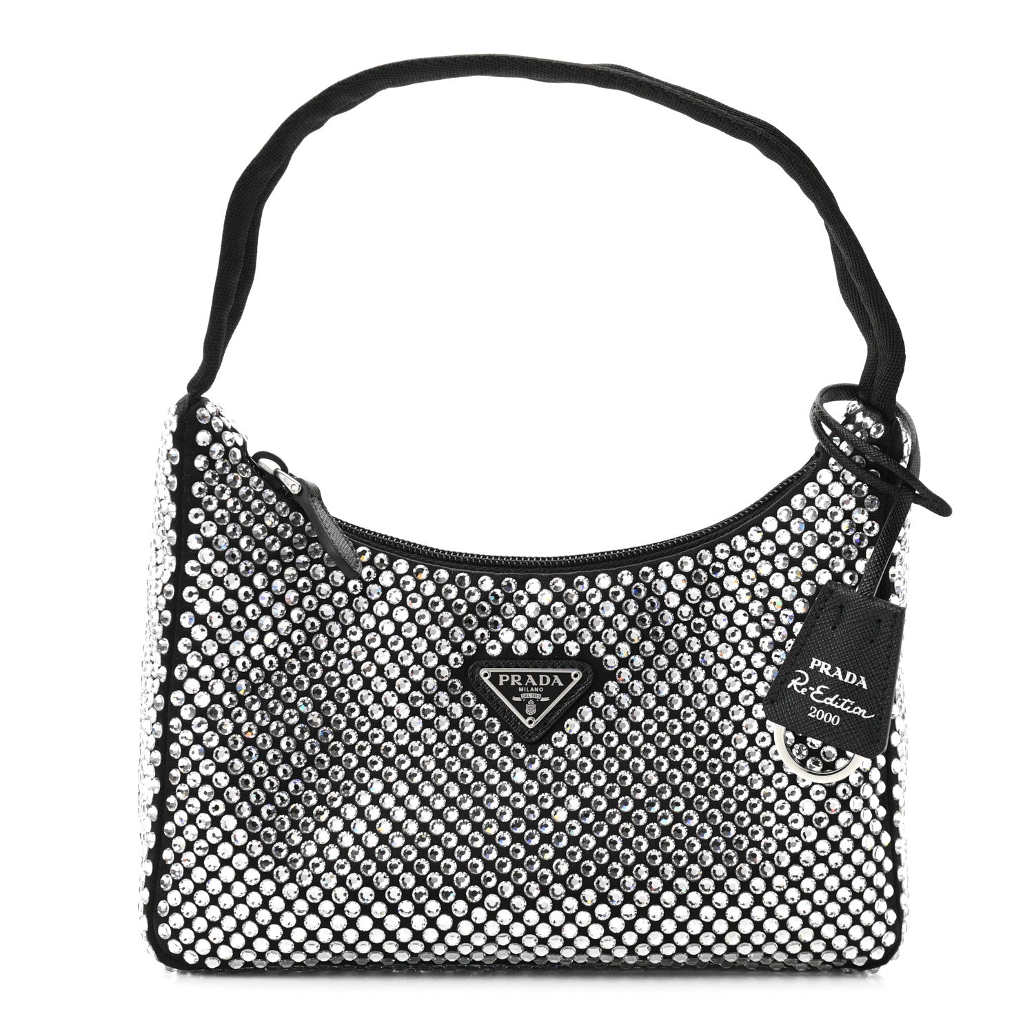 Prada Satin Crystal Mini Re-Edition 2000 Bag Cristal 1 of 10