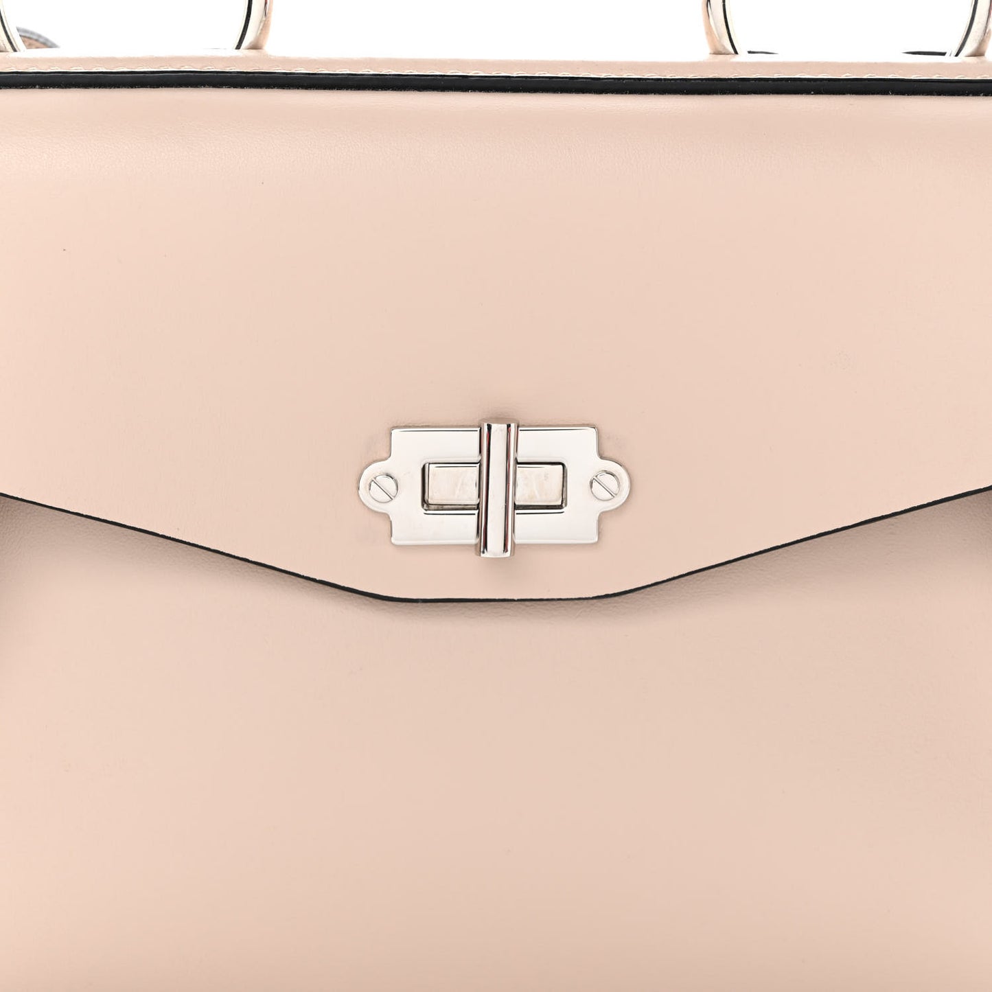 Calfskin Small Hava Top Handle Bag Sand