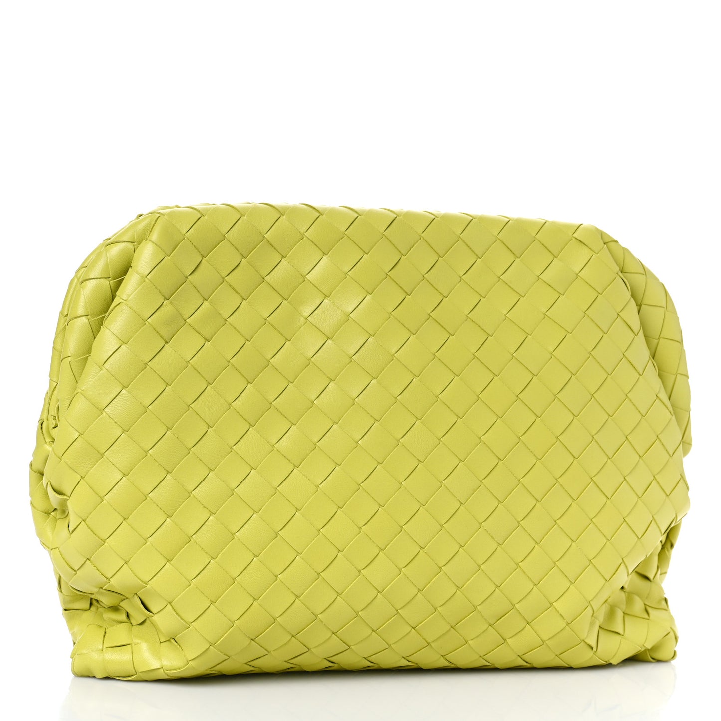 Nappa Intrecciato BV Clasp Document Case Kiwi