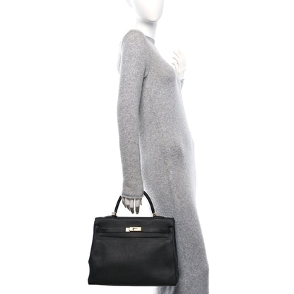 Hermes Togo Kelly Retourne 35 Black 2 of 11