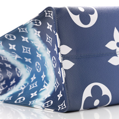 Louis Vuitton Monogram Escale Onthego GM Blue 9 of 10