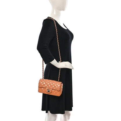 Chanel Patent Calfskin Quilted Mini Rectangular Flap Light Pink 2 of 11