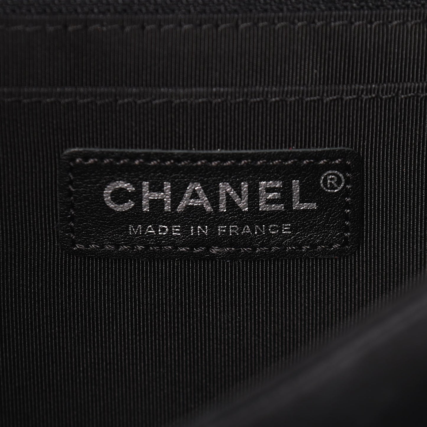 Lambskin Chevron Quilted Jumbo Leo Lion Flap Black