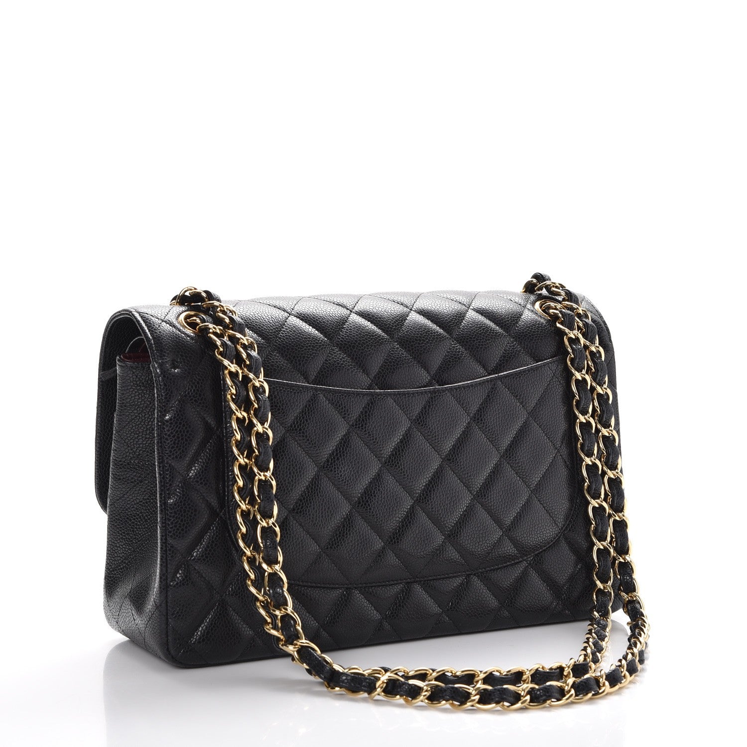 Chanel Caviar Quilted Jumbo Double Flap Black 4 of 9