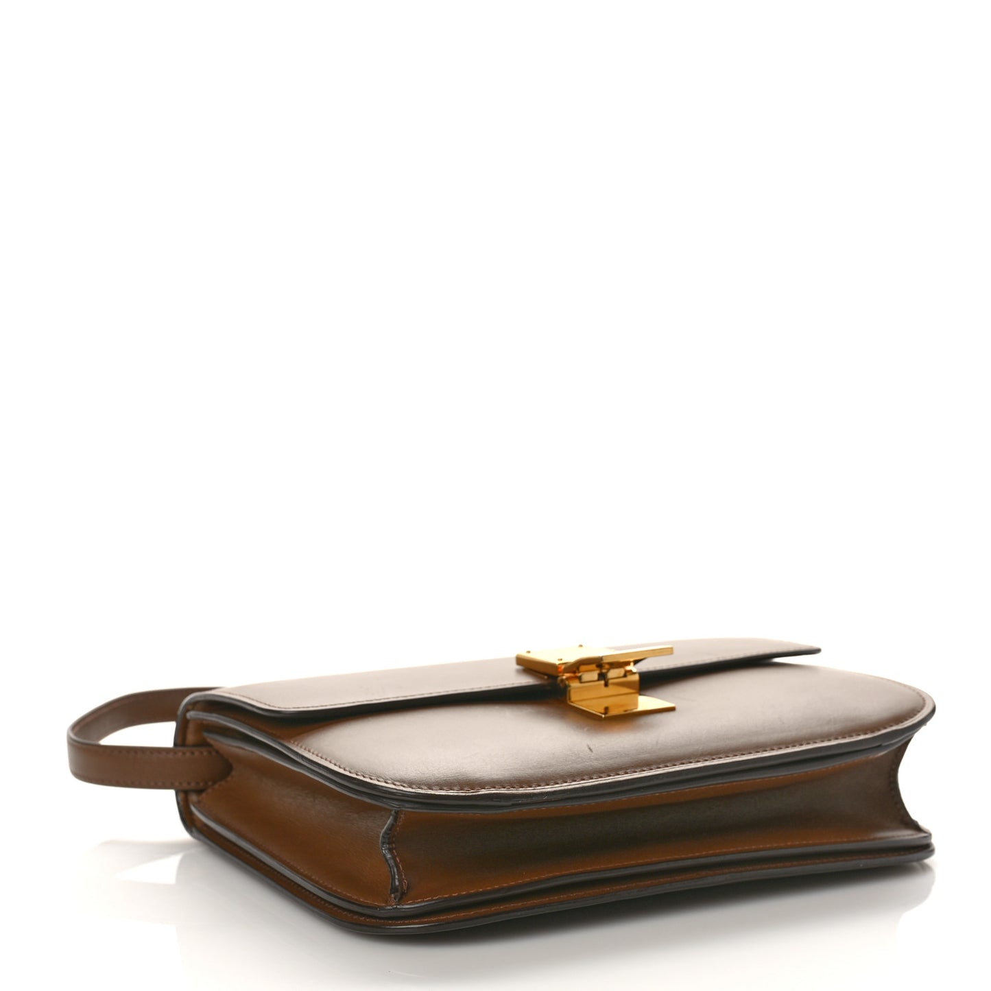Box Calfskin Medium Classic Box Flap Bag Camel