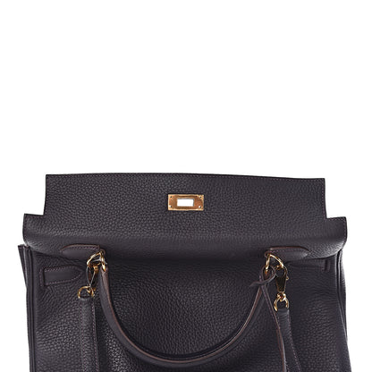 Hermes Taurillon Clemence Kelly Retourne 35 Raisin 11 of 46