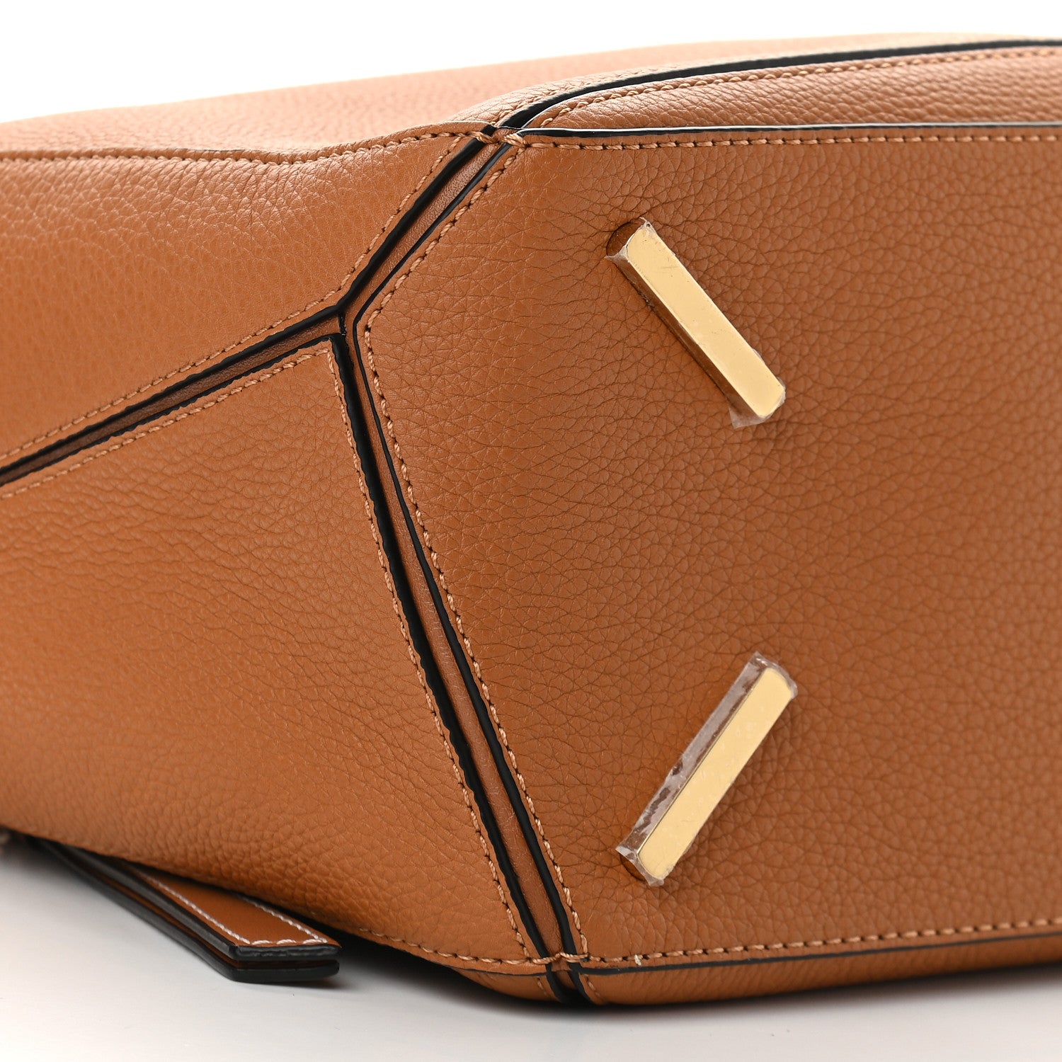 Loewe Calfskin Medium Puzzle Bag Tan 8 of 9