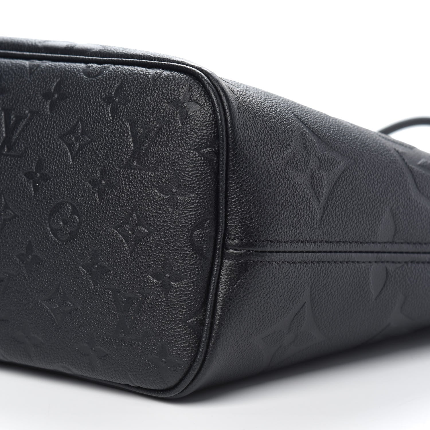 Louis Vuitton Empreinte Monogram Giant Neverfull MM Black 9 of 10