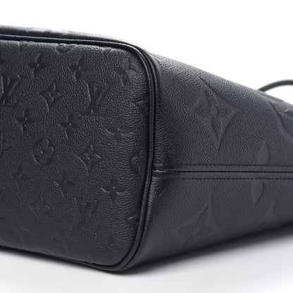Louis Vuitton Empreinte Monogram Giant Neverfull MM Black 9 of 10