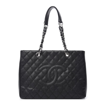 Chanel Caviar Quilted Grand Shopping Tote GST Black 1 of 13
