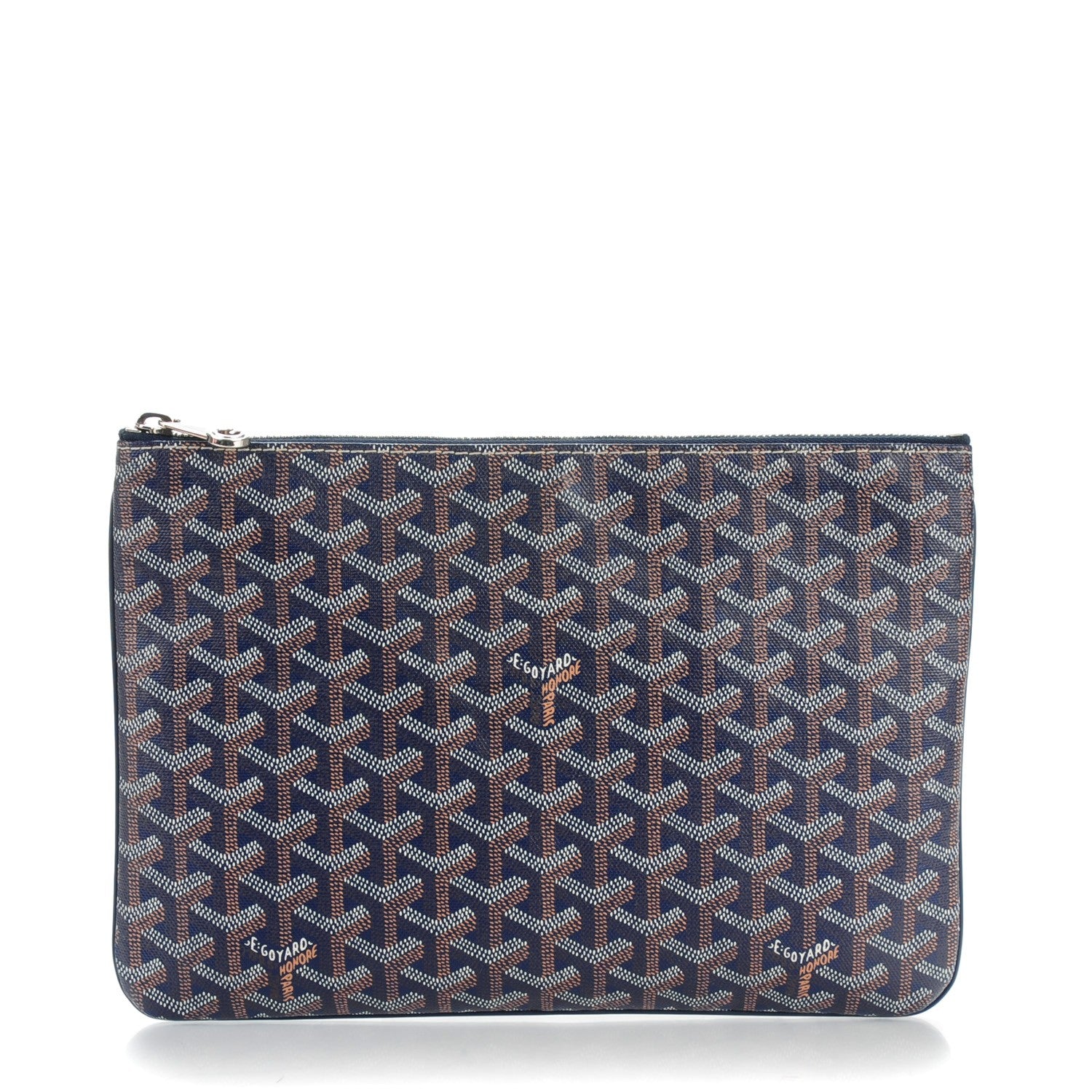 Goyard Goyardine Senat Pochette MM Navy 1 of 8