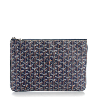 Goyard Goyardine Senat Pochette MM Navy 1 of 8