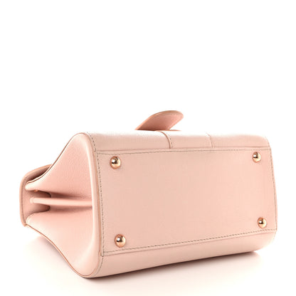 Delvaux Grained Calfskin Mini Brillant Satchel Light Pink 4 of 14