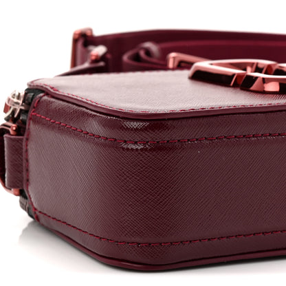 Marc Jacobs Saffiano Snapshot Camera Bag Burgundy 9 of 10
