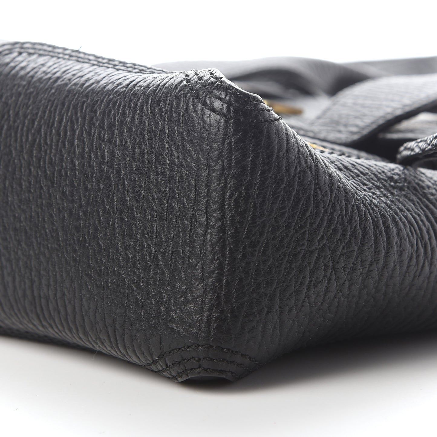 Textured Calfskin Mini Pashli Satchel Black