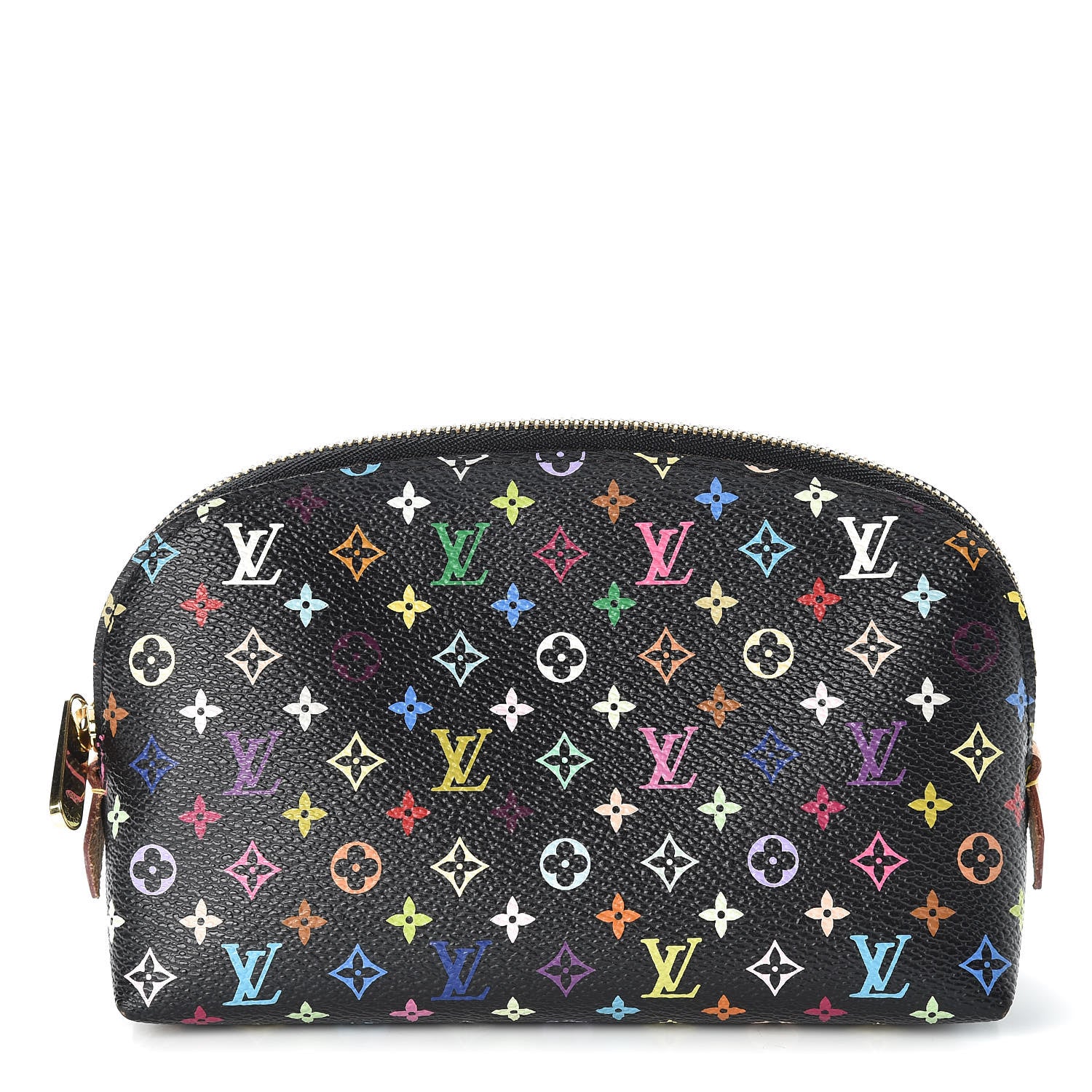 Louis Vuitton Monogram Multicolor Cosmetic Pouch Black Grenade 1 of 6
