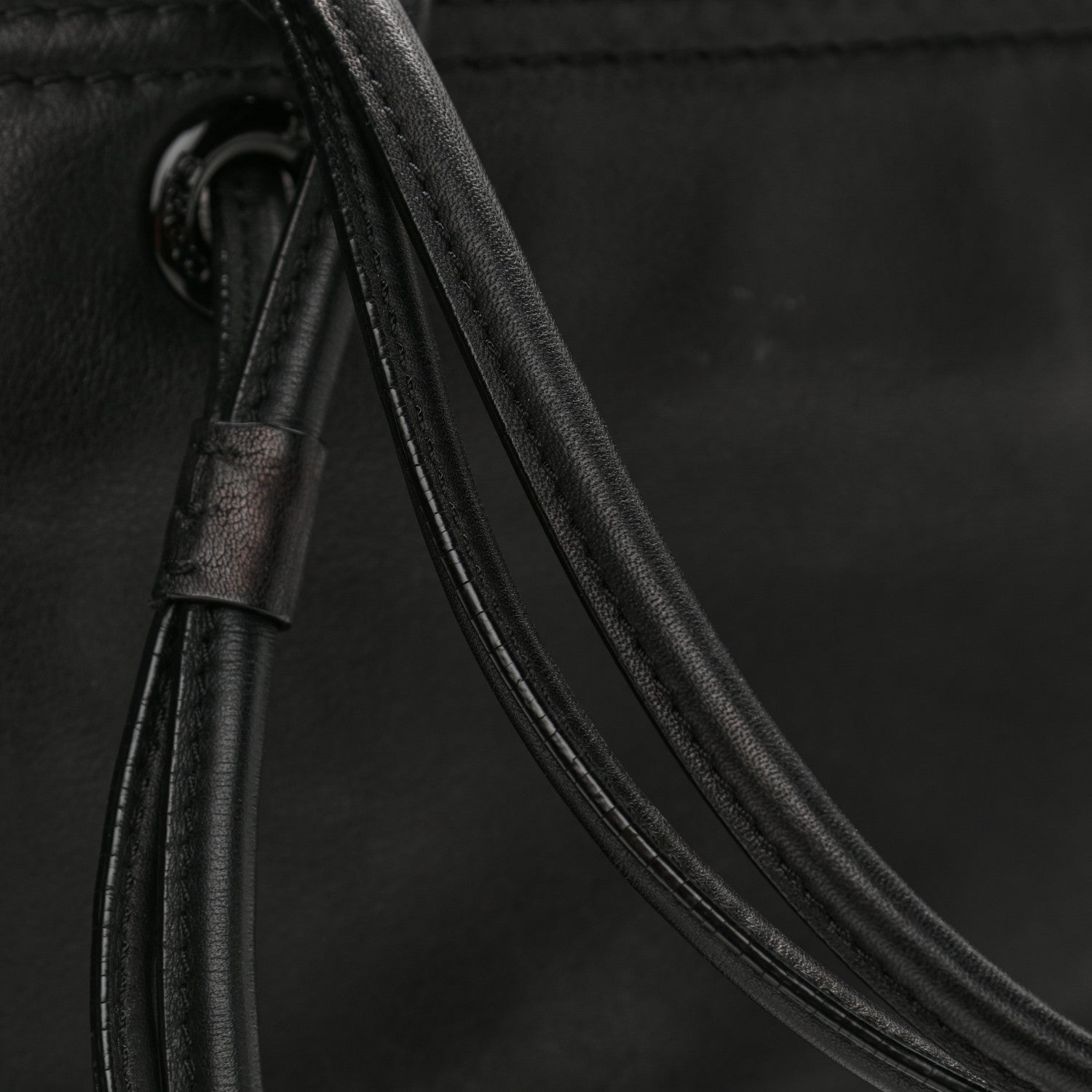 Loewe Nappa Chain Logo Shopper Tote Black 11 of 14