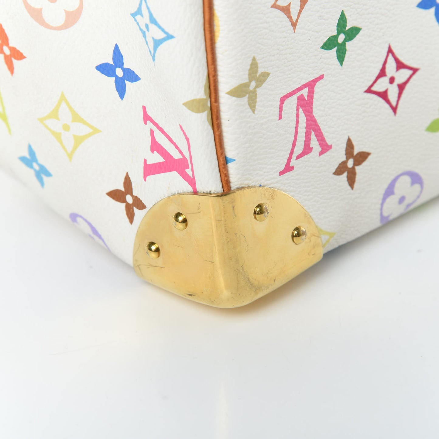 Monogram Multicolor Speedy 30 White