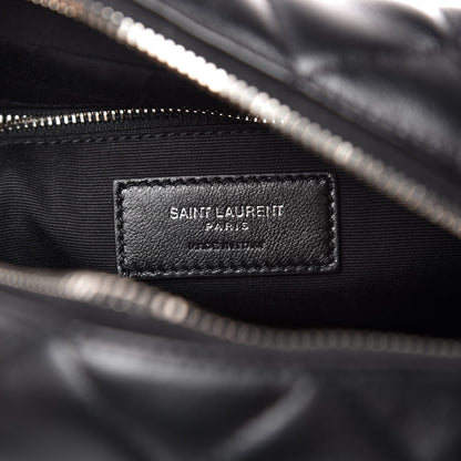 Saint Laurent Calfskin Y Quilted Monogram Small Loulou Bowling Bag Black 6 of 8