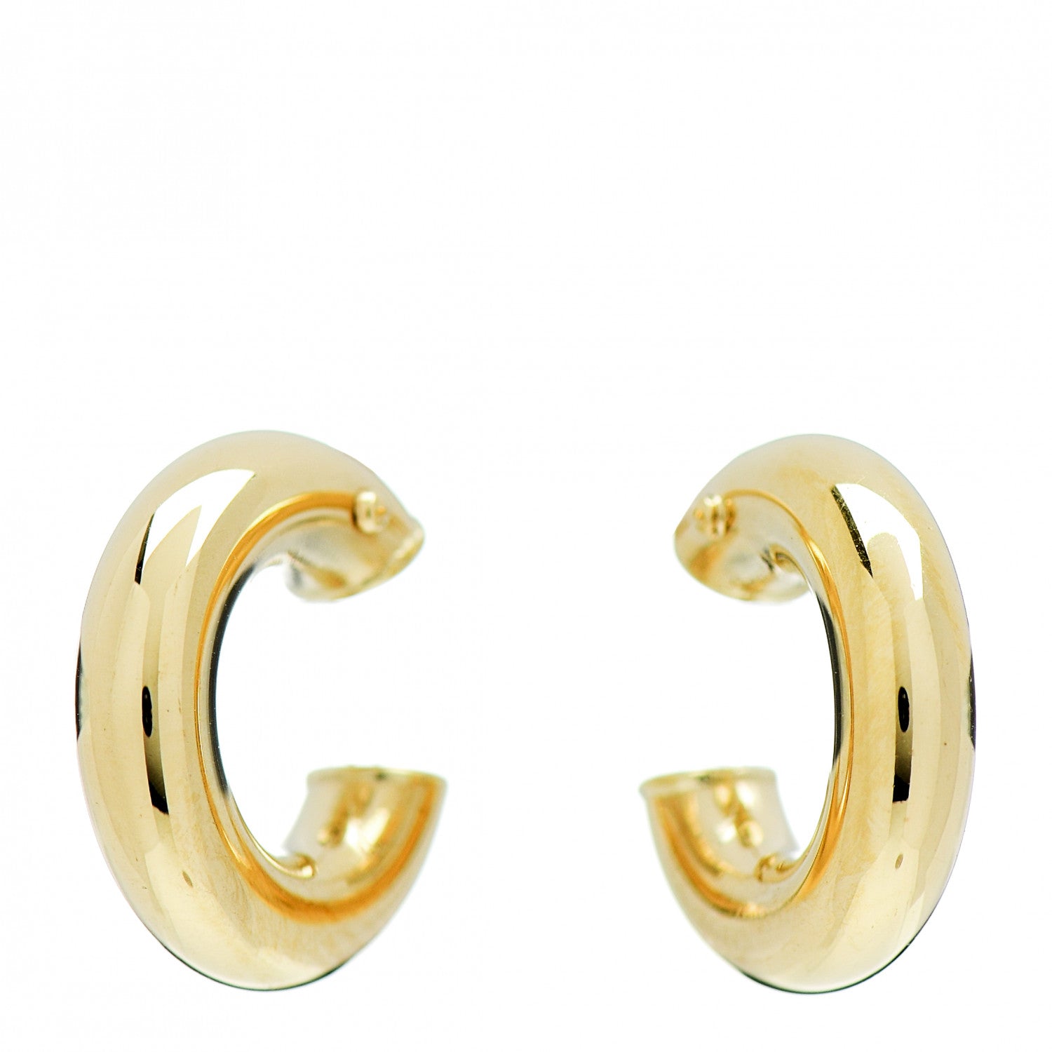 Roberto Coin 18K Yellow Gold Mini Hoop Earrings 1 of 4