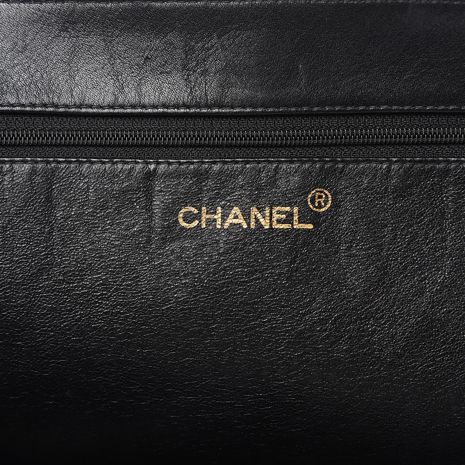 Chanel Lambskin CC Tote Black 6 of 14