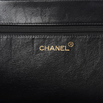 Chanel Lambskin CC Tote Black 6 of 14
