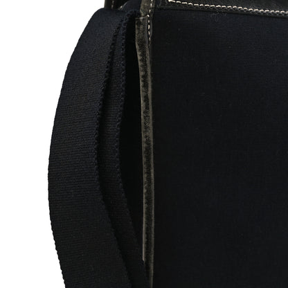 Hermes Toile Officier Buenaventura Messenger Bag Black 10 of 11