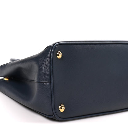 Prada Saffiano Medium Galleria Double Zip Tote Baltico 7 of 8