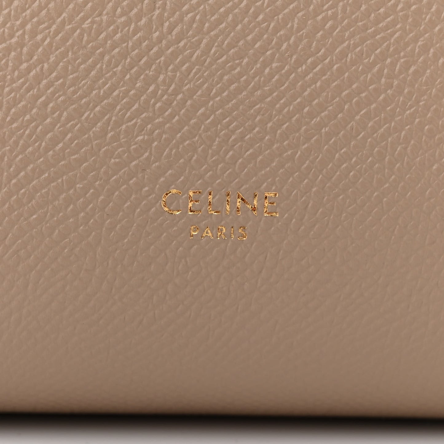 Grained Calfskin Micro Belt Bag Light Taupe