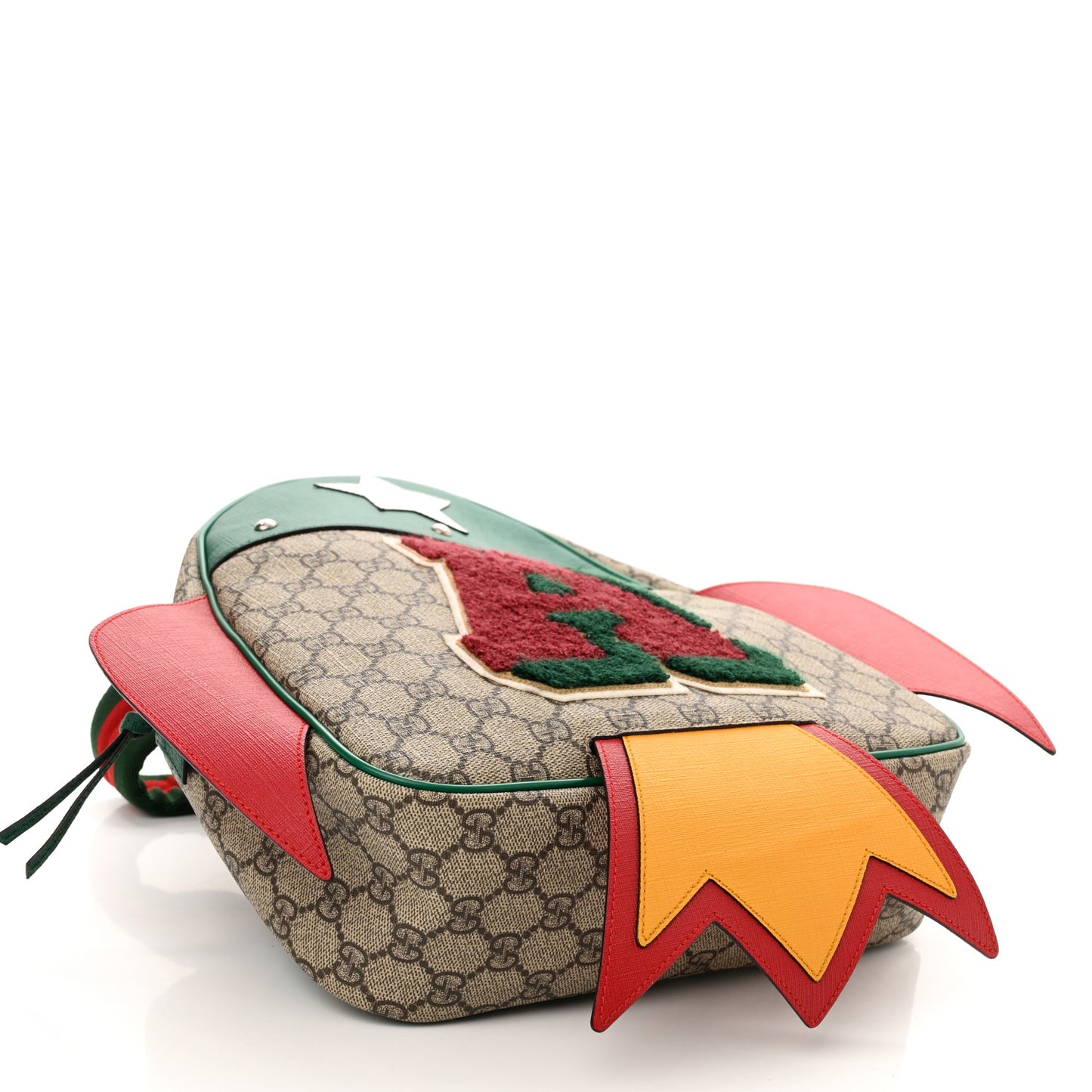 GG Supreme Monogram Small UFO Embroidered Children's Rocketship Backpack