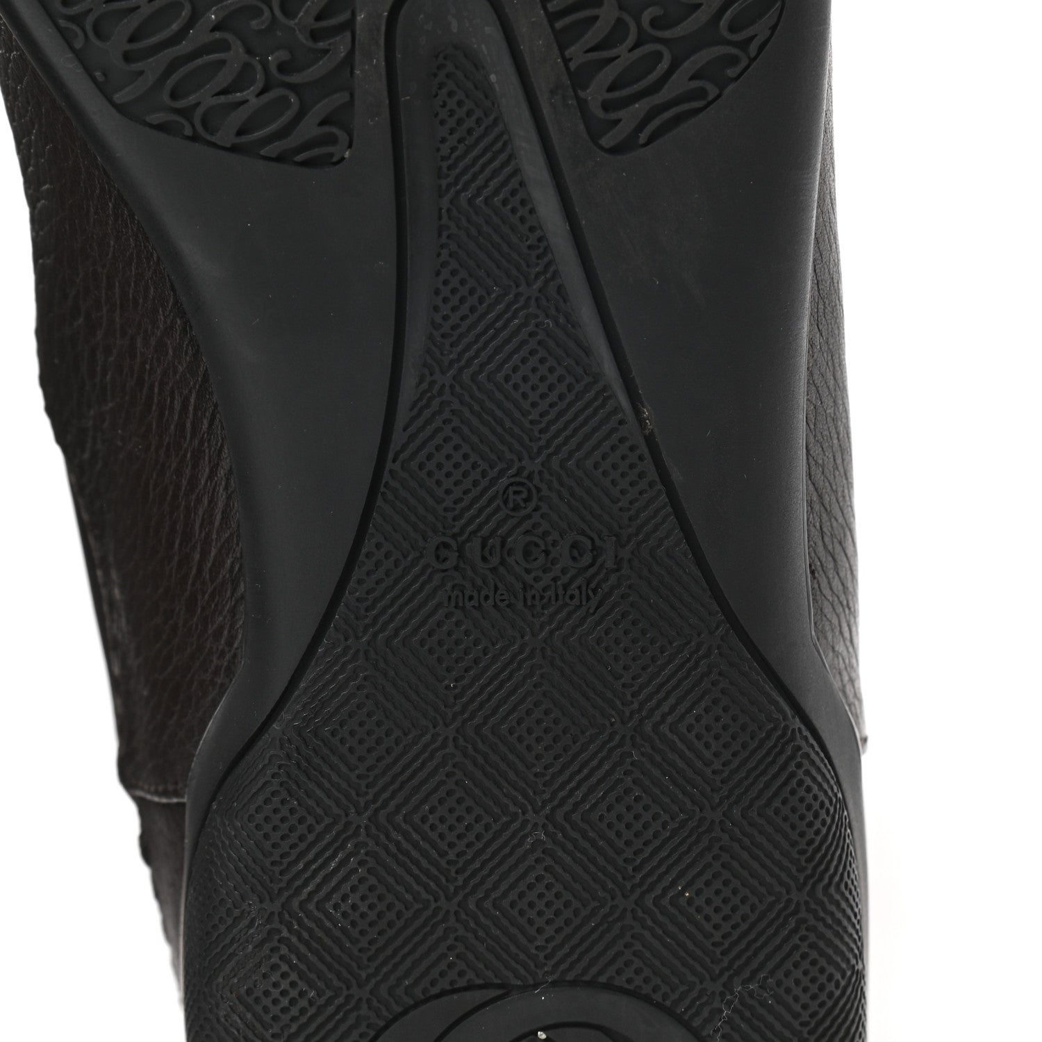 Gucci Calfskin Riding Boots 35.5 Brown 6 of 8