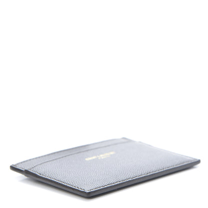 Saint Laurent Grain De Poudre Card Case Earth 4 of 8