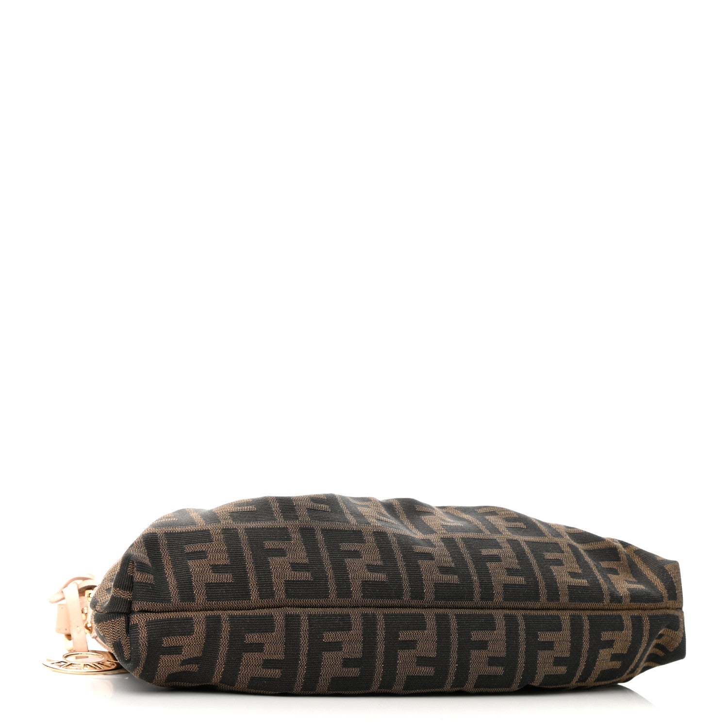 Fendi Zucca Cuoio Lucido Small Chef Shoulder Bag Tobacco Bois de Rose 4 of 15