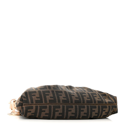 Fendi Zucca Cuoio Lucido Small Chef Shoulder Bag Tobacco Bois de Rose 4 of 15