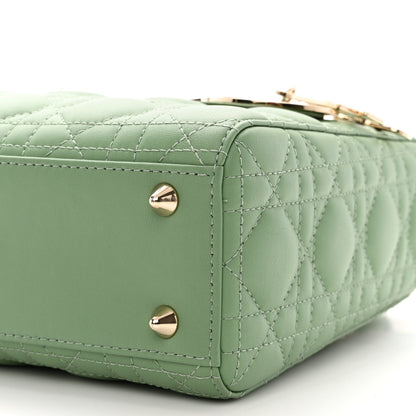 Christian Dior Lambskin Cannage Small My ABCDior Lady Dior Green 11 of 11