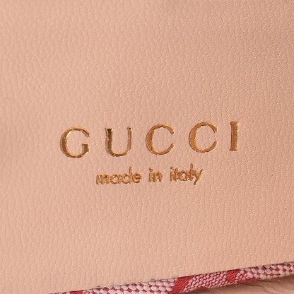 Gucci Canvas GG Monogram Horsebit Womens Princetown Slippers 37 Gardenia Hibiscus Red 8 of 10
