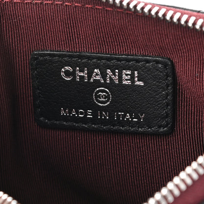 Chanel Lambskin Quilted Small Cosmetic Case Black 6 of 7