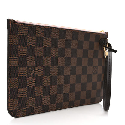 Louis Vuitton Damier Ebene Neverfull MM GM Pochette Rose Ballerine 3 of 6