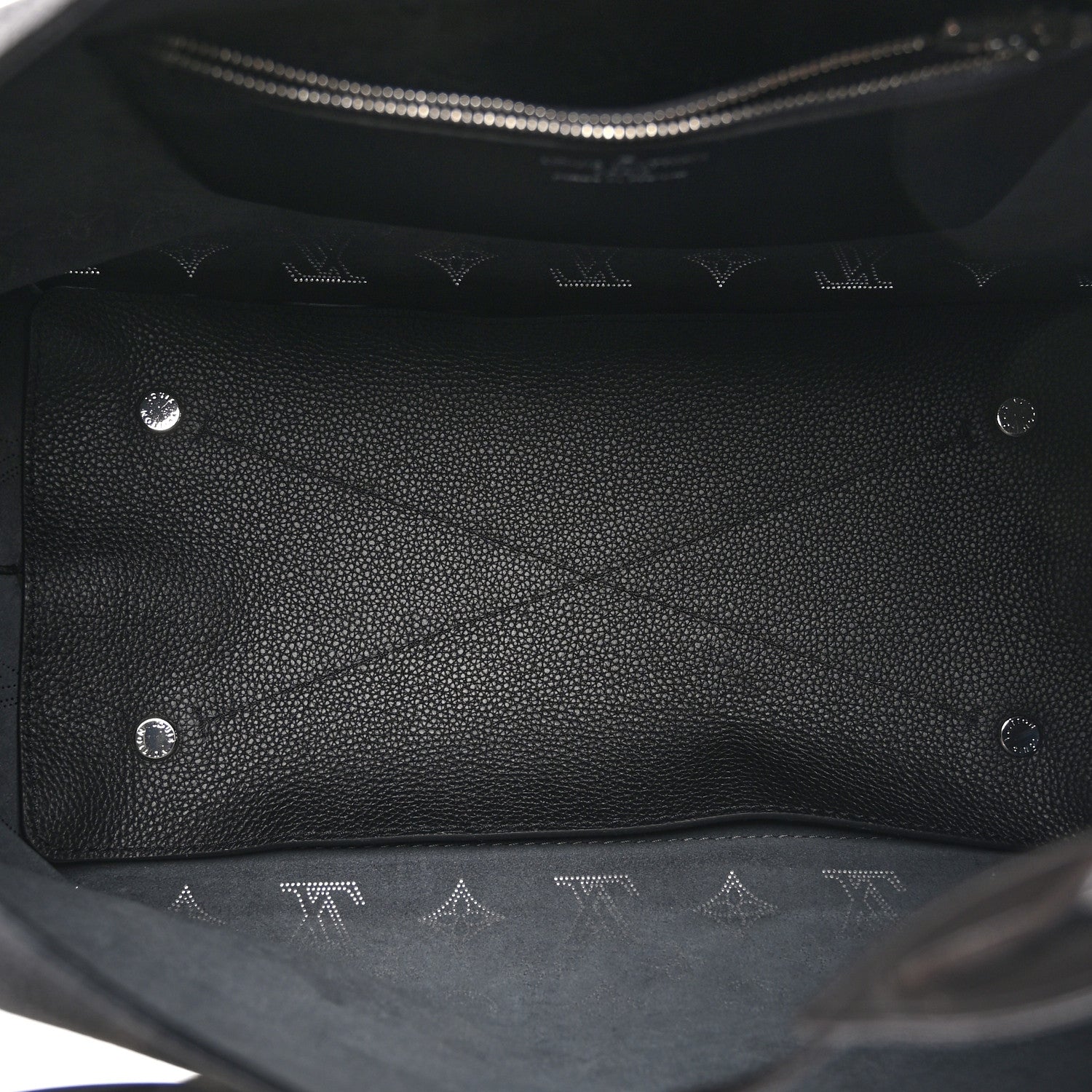 Louis Vuitton Mahina Carmel Hobo Black 5 of 9