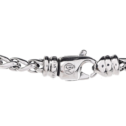 David Yurman Sterling Silver Diamond Black Onyx 20mm Albion Pendant Necklace 5 of 6