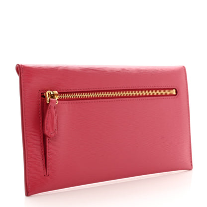 Prada Vitello Move Envelope Wallet Ibisco 3 of 7