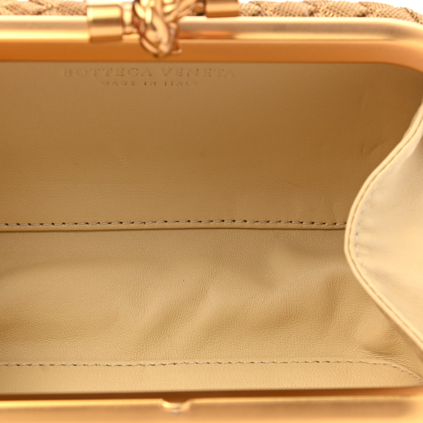 Intreccio Oro Bruciato Knot Clutch