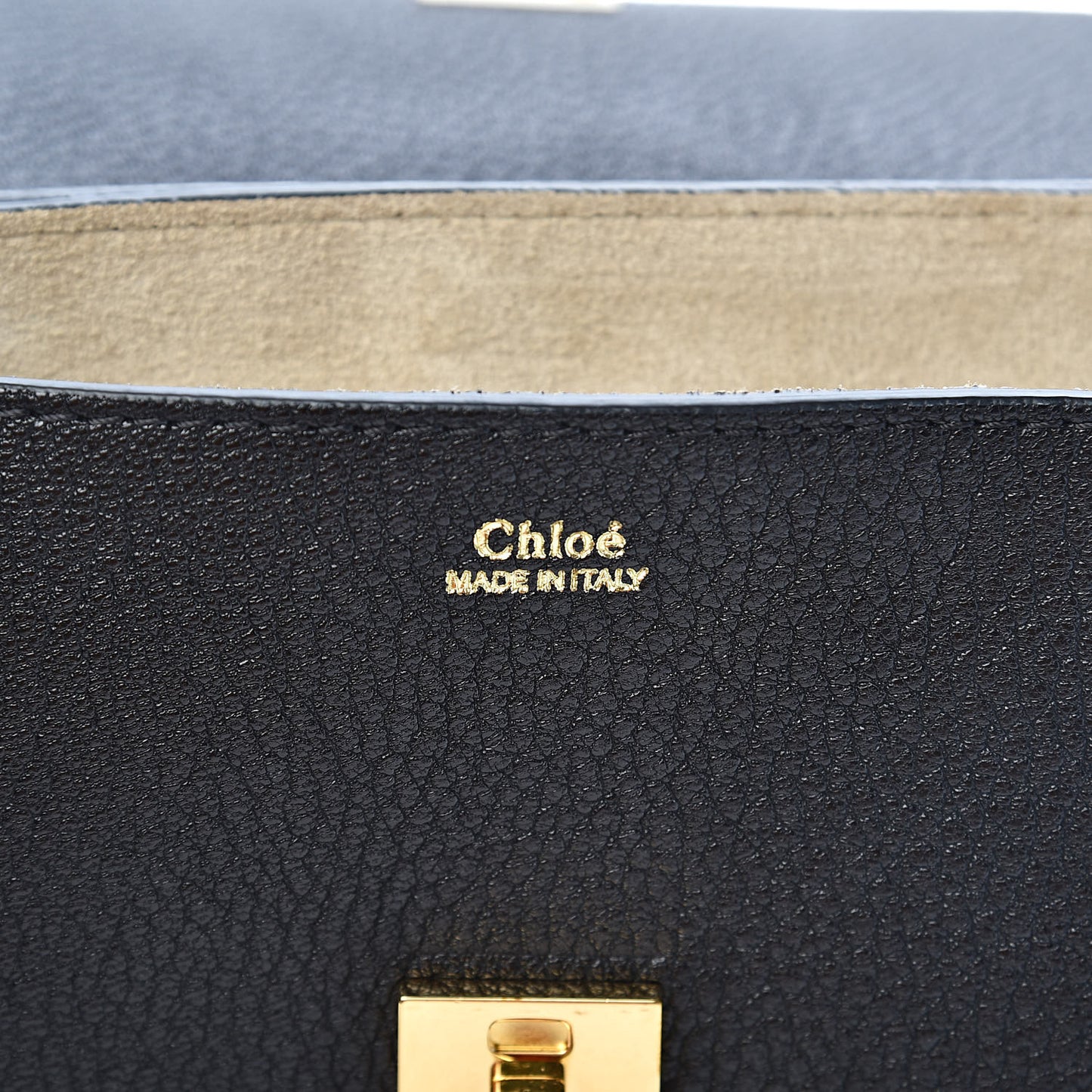 Grained Lambskin Drew Shoulder Bag Black