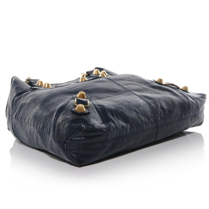 Balenciaga ChÃ¨vre Giant 21 Gold Hardware Brief Marine 5 of 8