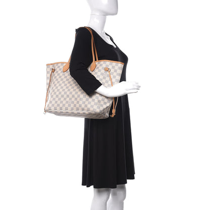 Louis Vuitton Damier Azur Neverfull MM 2 of 18