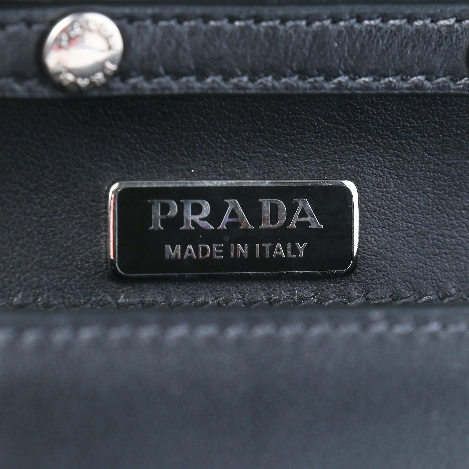 Prada City Calf Saffiano Cahier Astrology Bag Black 5 of 7
