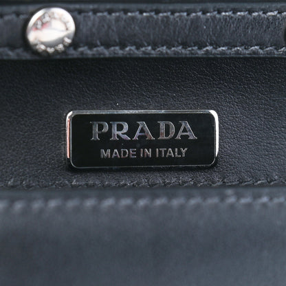 Prada City Calf Saffiano Cahier Astrology Bag Black 5 of 7