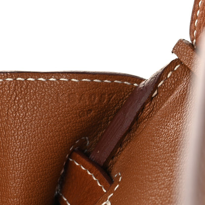 Hermes Natural Barenia Faubourg Birkin 30 Fauve 7 of 13