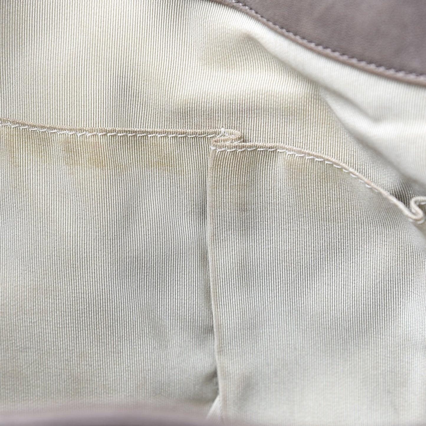 Washed Lambskin Quilted Chain Around Maxi Flap Brown