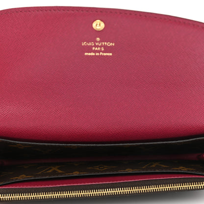 Louis Vuitton Monogram Emilie Wallet Fuchsia 5 of 6